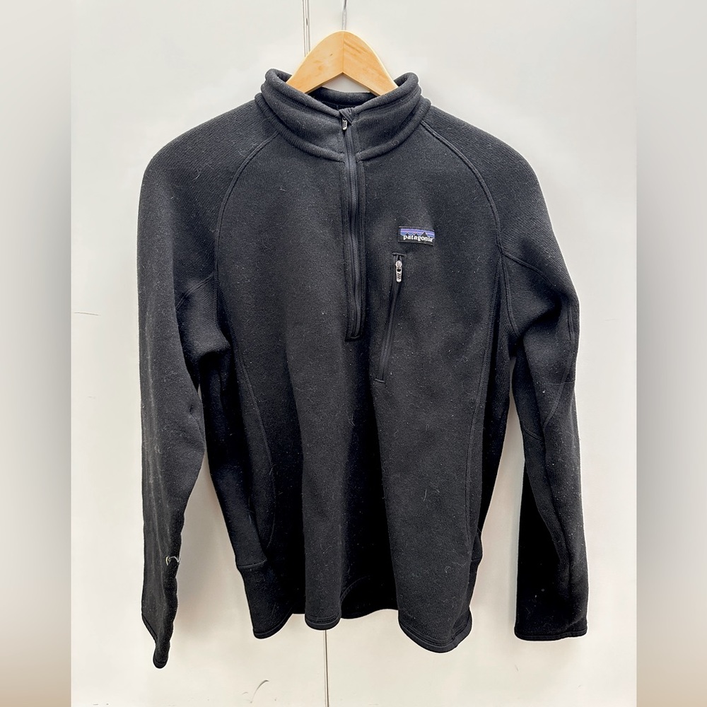 Patagonia Men’s Slim Fit Better Sweater Half Zip Medium in Black